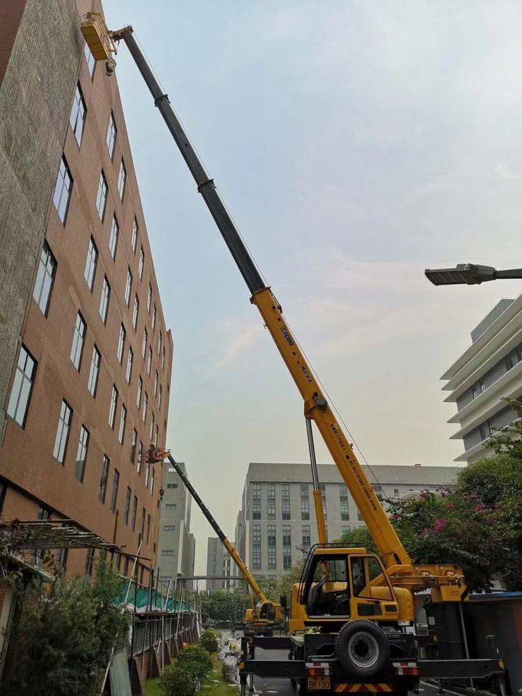 赫山厂房搬迁全流程：吊车出租+人工协调更佳方案