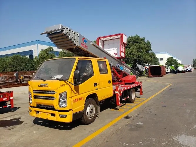 赫山附近云梯车出租 砂石搬运